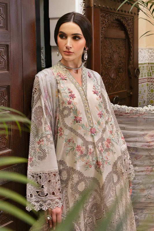 Maria B. Lawn Vol-25 Embroidered Unstitched 3pcs - Jotey