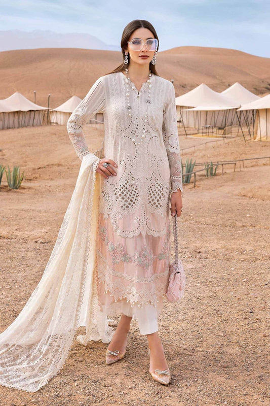 Maria B. Lawn Vol-25 Embroidered Unstitched 3pcs - Jotey