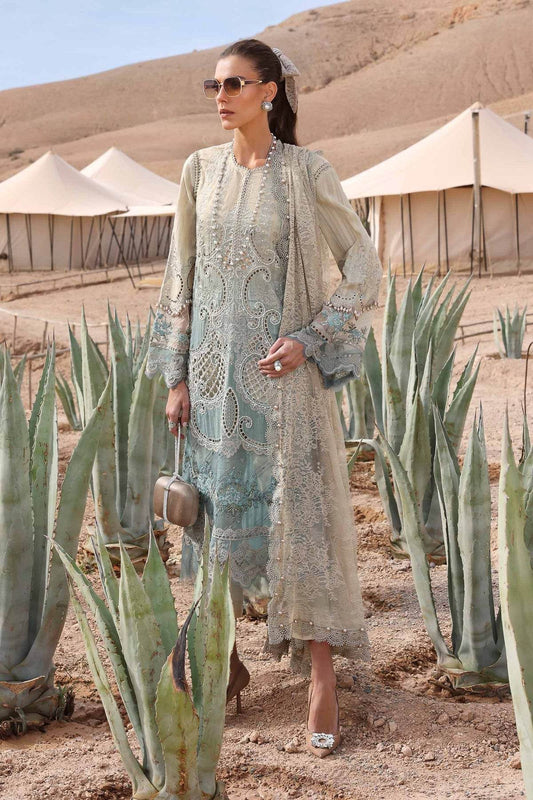Maria B. Lawn Vol-25 Embroidered Unstitched 3pcs - Jotey