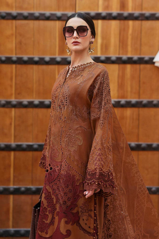 Maria B. Lawn Vol-25 Embroidered Unstitched 3pcs - Jotey