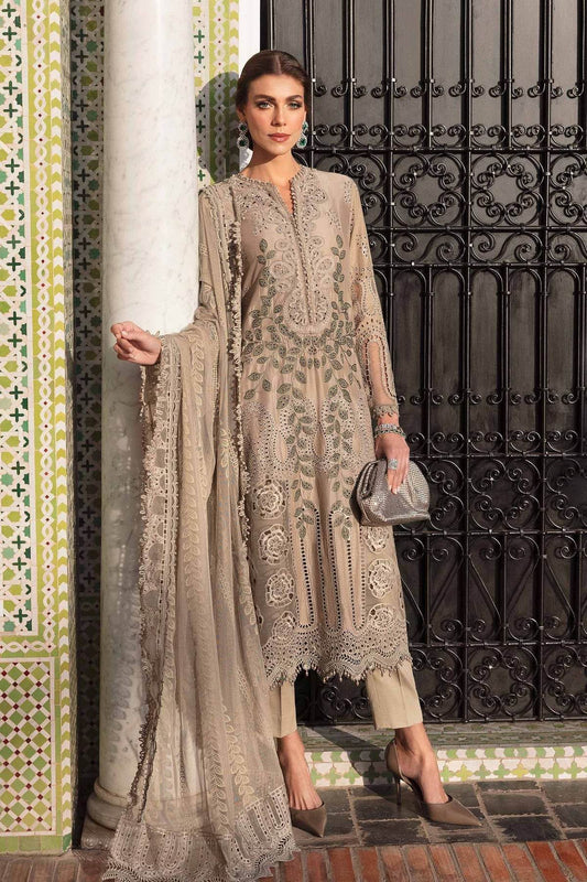 Maria B. Lawn Vol-25 Embroidered Unstitched 3pcs - Jotey