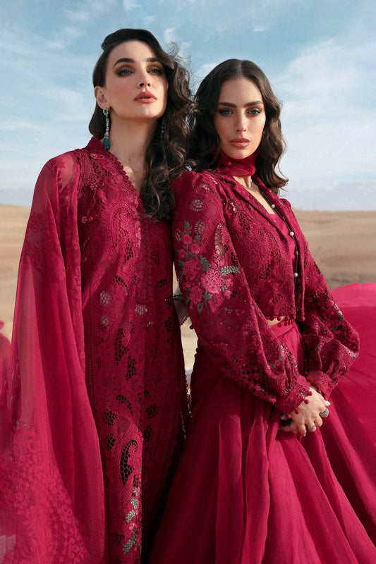 Maria B. Lawn Vol-25 Embroidered Unstitched 3pcs - Jotey