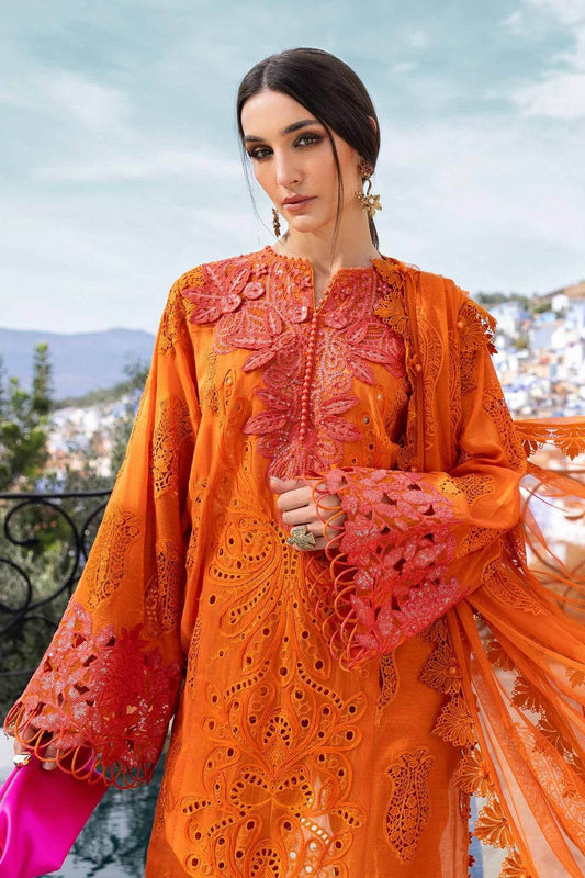 Maria B. Lawn Vol-25 Embroidered Unstitched 3pcs - Jotey