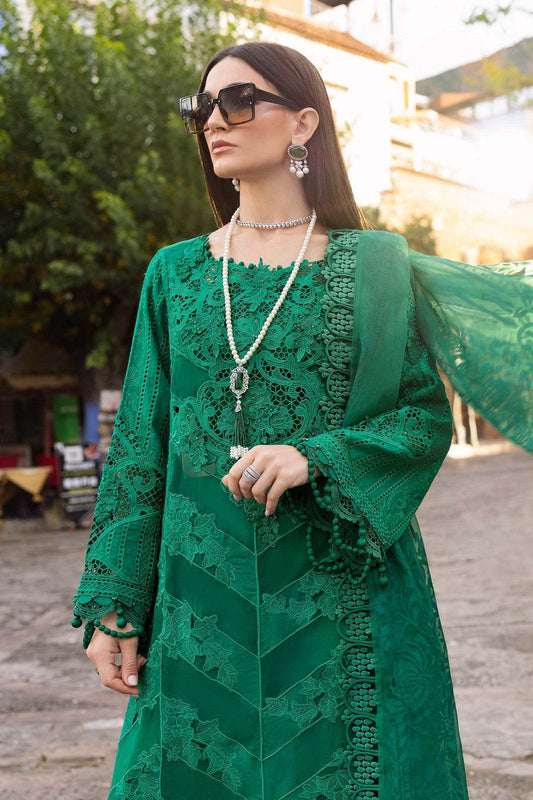 Maria B. Lawn Vol-25 Embroidered Unstitched 3pcs - Jotey