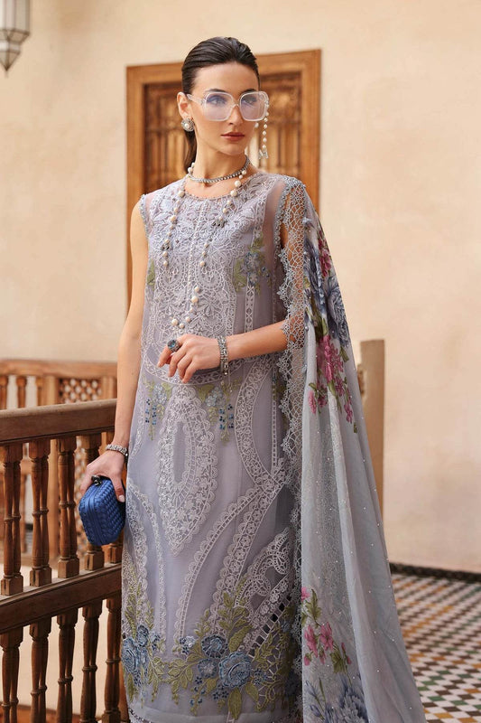 Maria B. Lawn Vol-25 Embroidered Unstitched 3pcs - Jotey