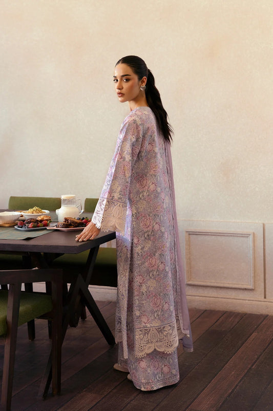 AFROZEH Day Break Embroidered Printed Lawn Unstitched 3pcs