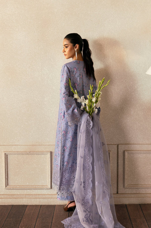 AFROZEH Day Break Embroidered Printed Lawn Unstitched 3pcs