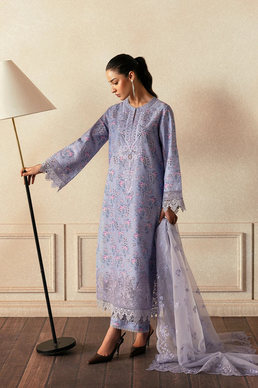 AFROZEH Day Break Embroidered Printed Lawn Unstitched 3pcs