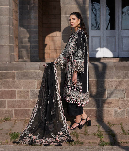 Atiya Irfan Preet Embroidered Unstitched Lawn 3pcs - Jotey