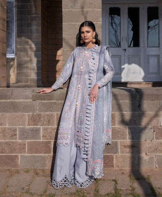 Atiya Irfan Preet Embroidered Unstitched Lawn 3pcs - Jotey