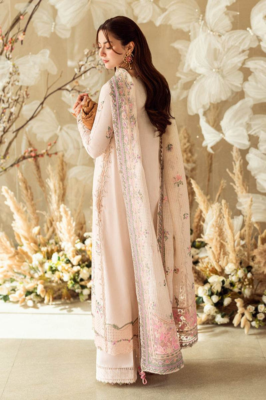 Qalamkar Sahil Embroidered Luxury Lawn 3pcs - Jotey