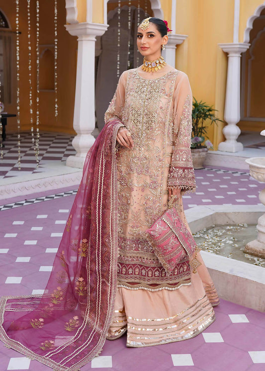 Mehak Yaqoob Luxury Wedding Formals Vol-08 Unstitched 3pcs - Jotey