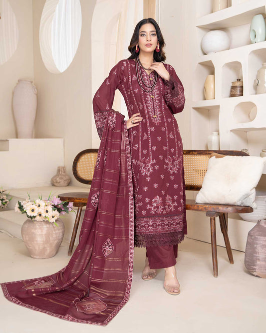 Man Pasand By Aalaya Vol-05 Premium Embroidered Lawn Unstitched 3Pcs