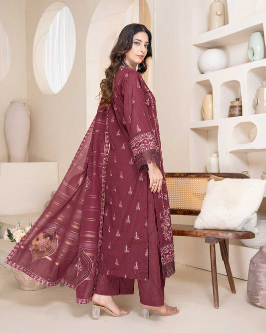 Man Pasand By Aalaya Vol-05 Premium Embroidered Lawn Unstitched 3Pcs