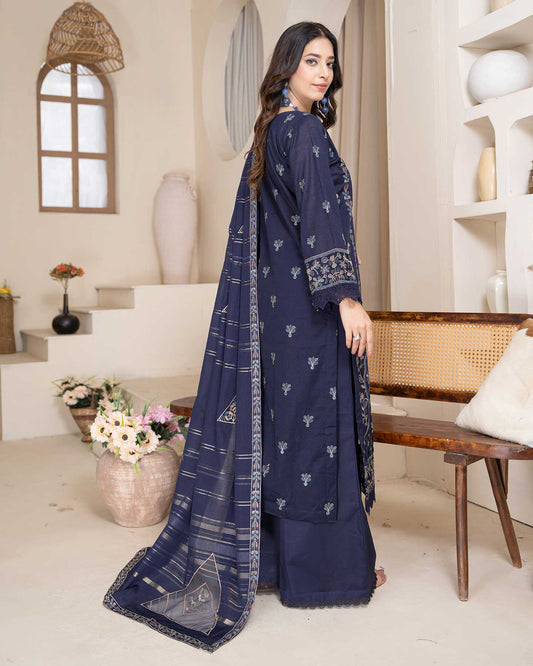 Man Pasand By Aalaya Vol-05 Premium Embroidered Lawn Unstitched 3Pcs