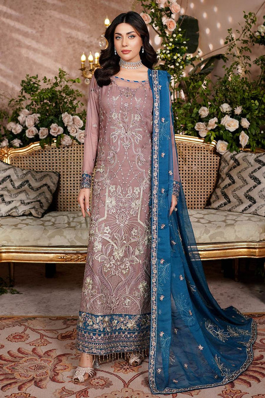 Aarzu Luxury Embroidered Vol-03 Unstitched 3Pcs - Jotey