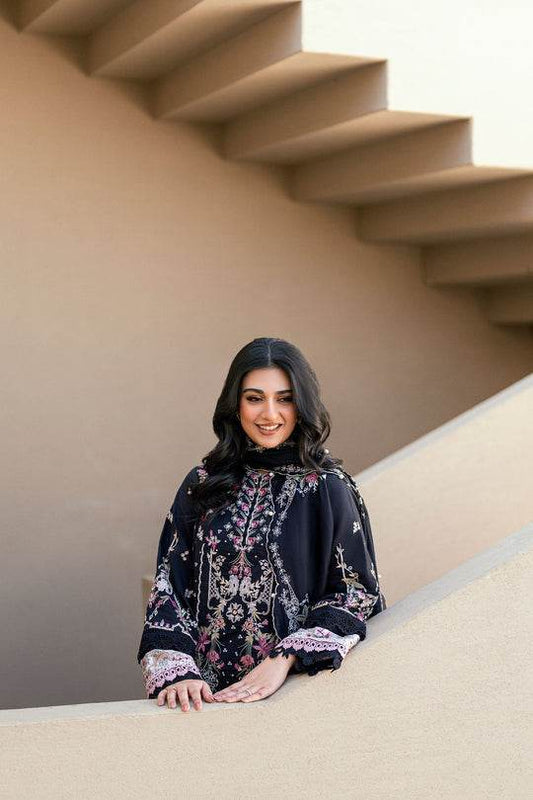 Florent Luxury Lawn Eid Edit's Embroidered Unstitched 3pcs - Jotey