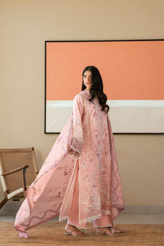 Florent Luxury Lawn Eid Edit's Embroidered Unstitched 3pcs - Jotey