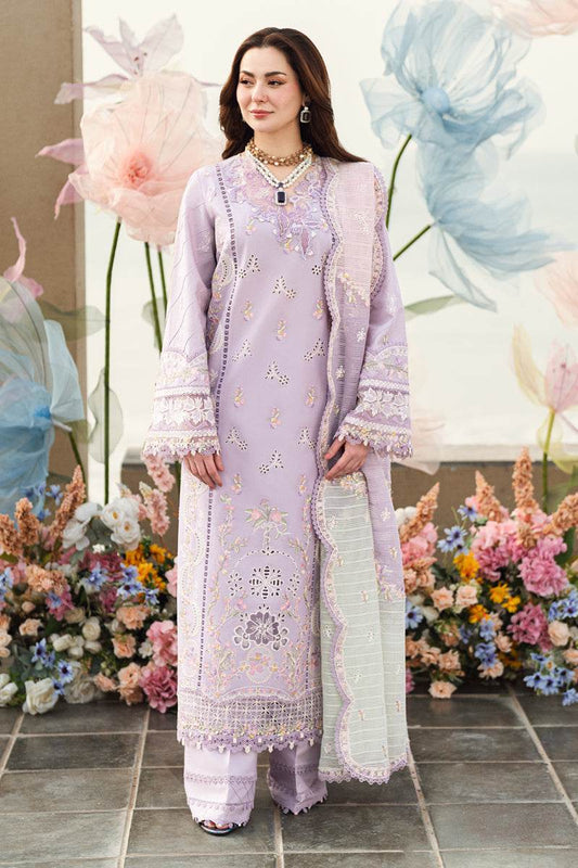 Qalamkar Sahil Embroidered Luxury Lawn 3pcs - Jotey