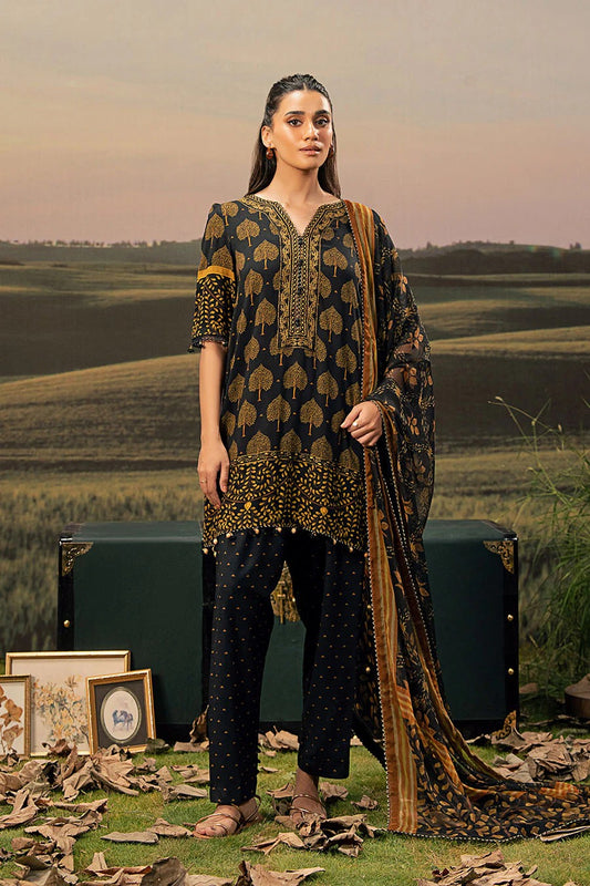 M. Basics By Maria B. Digital Printed & Embroidered Arabic Lawn Unstitched 3 Piece