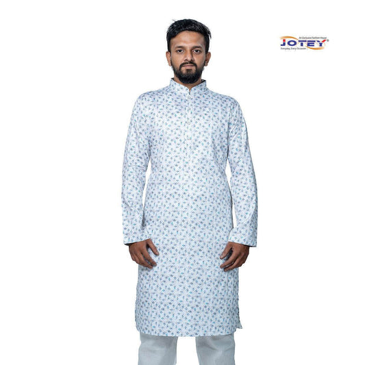 Digital Printed Cotton Panjabi - Jotey