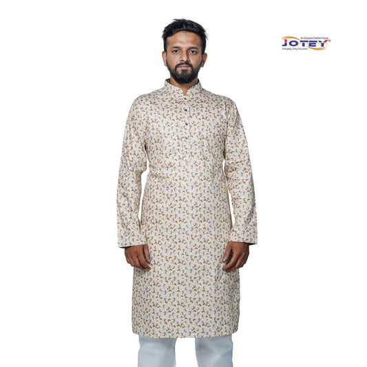 Digital Printed Cotton Panjabi - Jotey