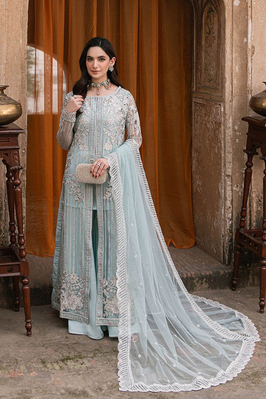 Azure Luxe By Ahmed Patel Embroidered Unstitched 3pcs - Jotey