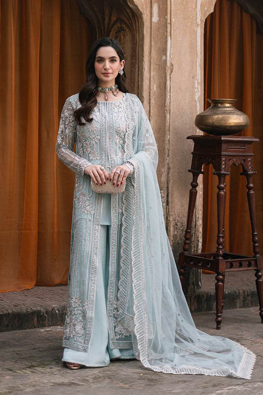 Azure Luxe By Ahmed Patel Embroidered Unstitched 3pcs - Jotey