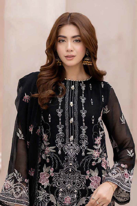 Maisa By Noors Semi Stitched Luxury 3pcs - Jotey