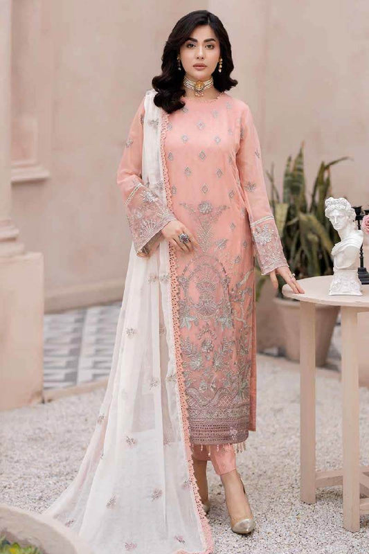 Maisa By Noors Semi Stitched Luxury 3pcs - Jotey