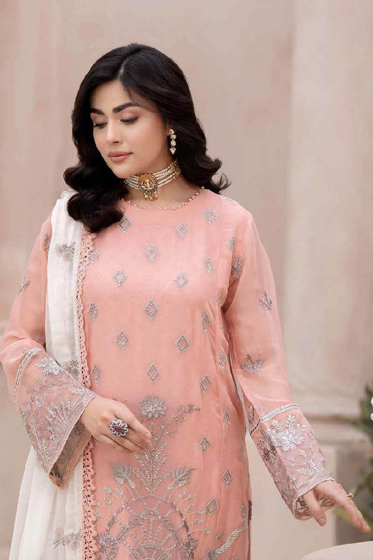 Maisa By Noors Semi Stitched Luxury 3pcs - Jotey