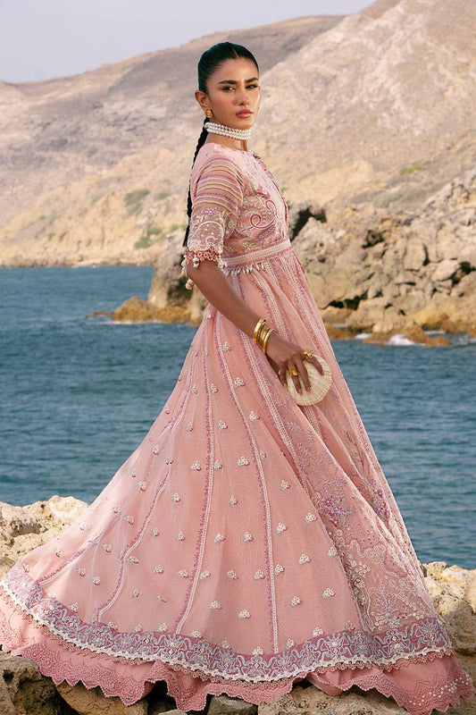 AJR Dastan Embroidered Luxury Lawn Unstitched 3pcs - Jotey