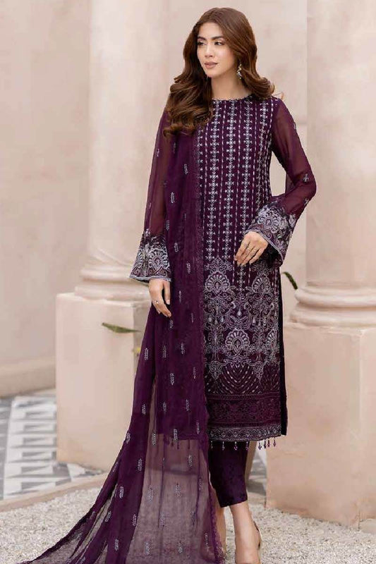 Maisa By Noors Semi Stitched Luxury 3pcs - Jotey