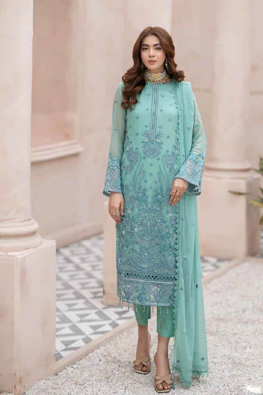 Maisa By Noors Semi Stitched Luxury 3pcs - Jotey