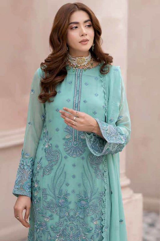 Maisa By Noors Semi Stitched Luxury 3pcs - Jotey