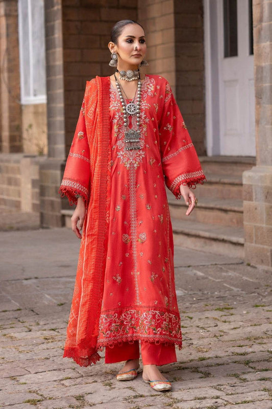 Husn E Jahan By Ittehad Embroidered Lawn 3pcs - Jotey