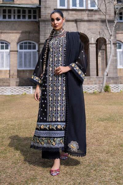 Husn E Jahan By Ittehad Embroidered Lawn 3pcs - Jotey