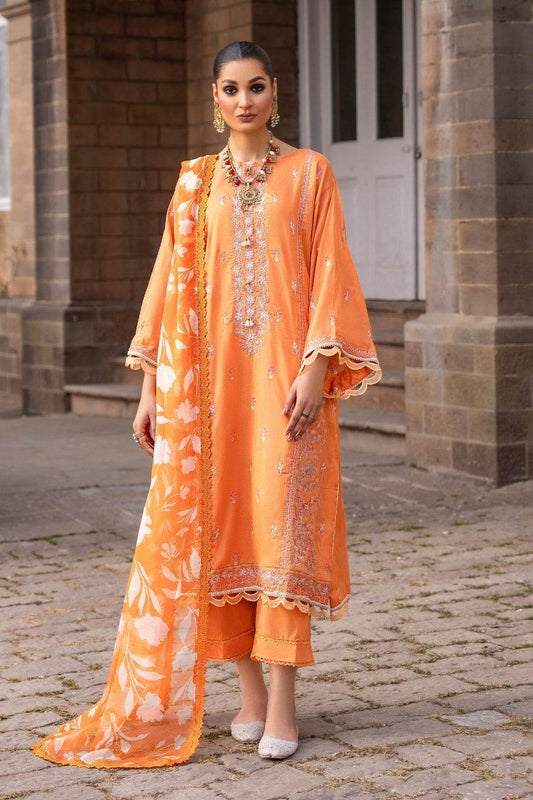 Husn E Jahan By Ittehad Embroidered Lawn 3pcs - Jotey