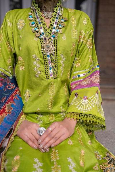 Husn E Jahan By Ittehad Embroidered Lawn 3pcs - Jotey