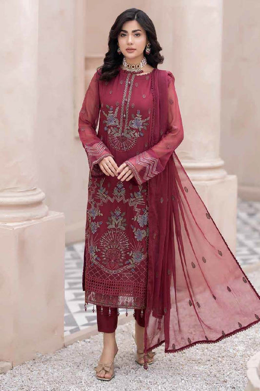 Maisa By Noors Semi Stitched Luxury 3pcs - Jotey