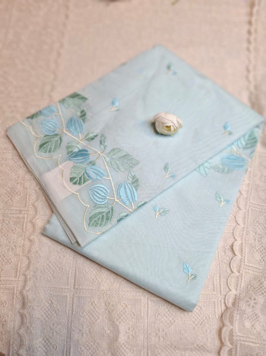 Indian Embroidered Organza Sharee