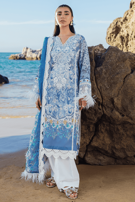 Khwaab By Sidra Fahad Luxury Embroidered 3pcs - Jotey