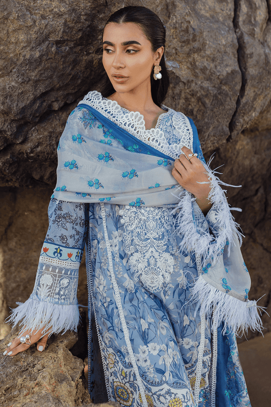 Khwaab By Sidra Fahad Luxury Embroidered 3pcs - Jotey