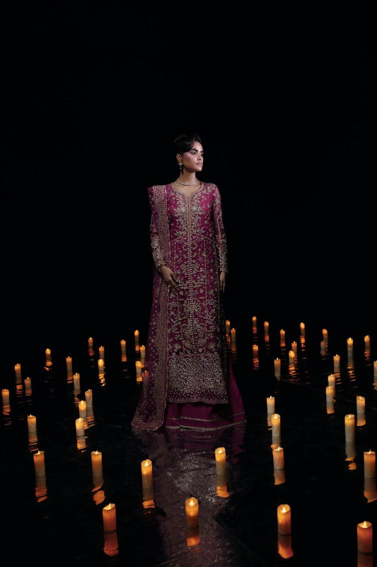 FLORENT REVE DE LUXE Wedding Formals Unstitched 3pcs - Jotey