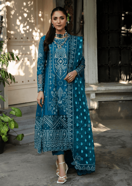 Rang E Noor Eid Edit Luxury Unstitched 3pcs - Jotey