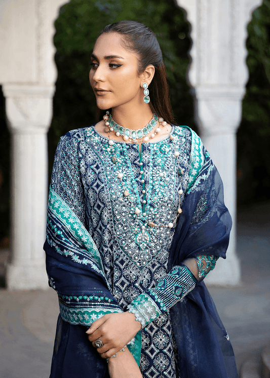 Rang E Noor Eid Edit Luxury Unstitched 3pcs - Jotey