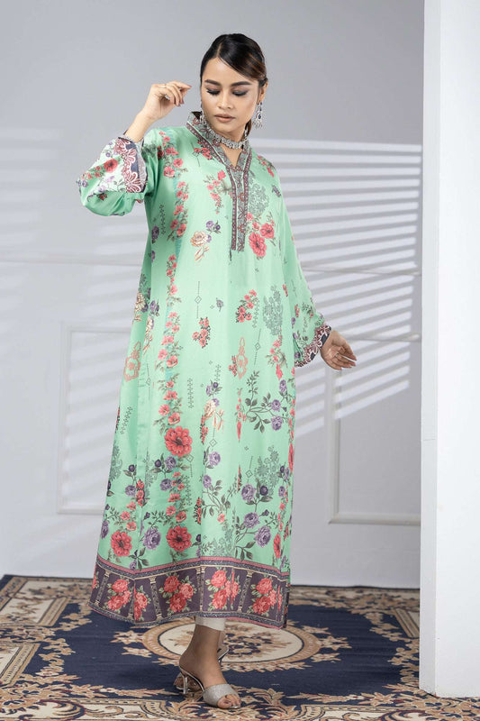 Printed Premium Soft Silk Ready To Ware Kaftan Vol-02