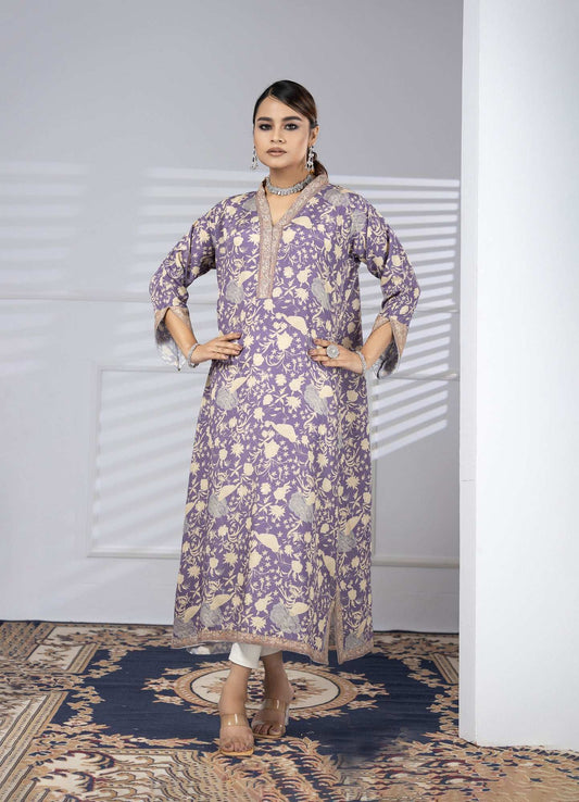 Printed Premium Soft Silk Ready To Ware Kaftan Vol-02
