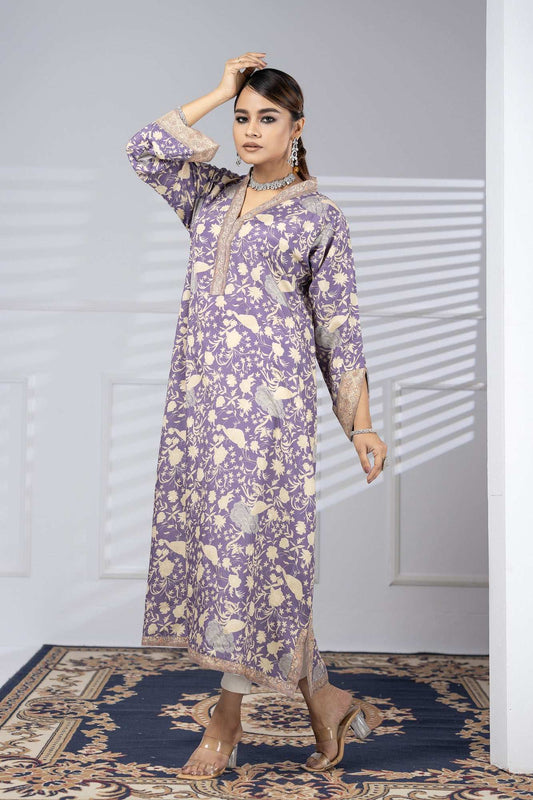 Printed Premium Soft Silk Ready To Ware Kaftan Vol-02