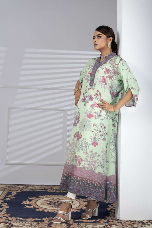 Printed Premium Soft Silk Ready To Ware Kaftan Vol-02
